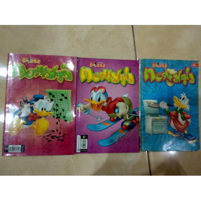 Komik donal bebek edisi nostalgia set 3bk