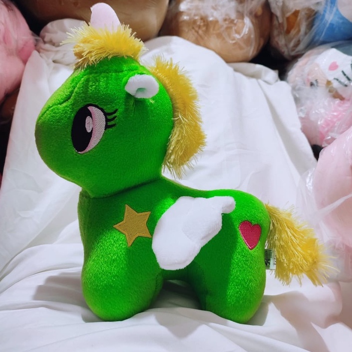 Boneka Unicorn Warna Warni Mini Bertanduk/Boneka Kuda Pony Terbaru