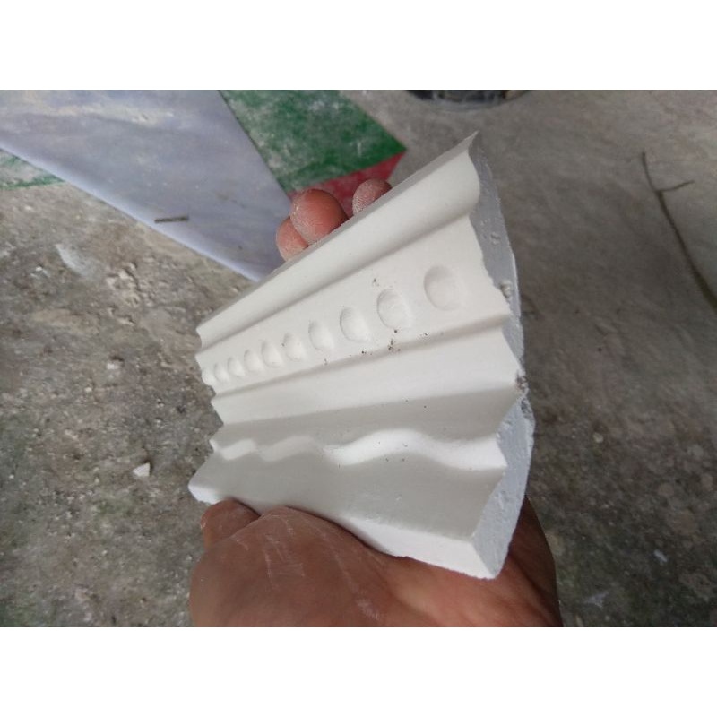 lis profil Gypsum/gipsum ombak titik 9 cm casting jayaboard