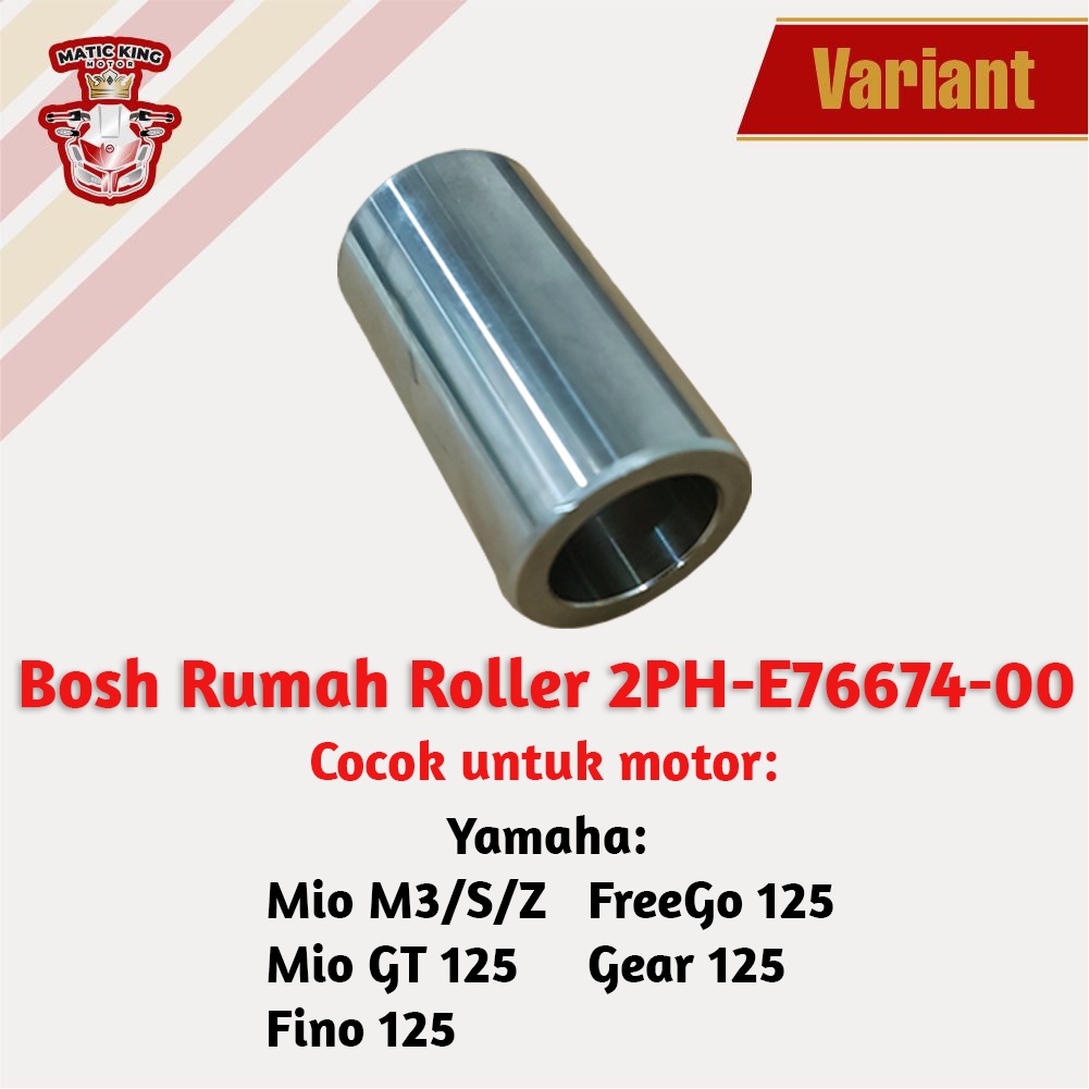 Bosh rumah roller Mio M3 S Z FreeGo Fino X-Ride 125 new 2PH -E7674-00 Yamaha Genuine Parts