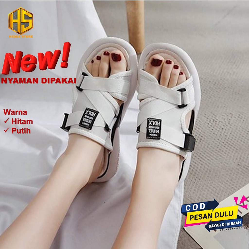 FASHION SENDAL SHOES REMAJA / DEWASA ANAK / WANITA PEREMPUAN CEWEK CEWE / SANTAI OLAHRAGA SPORT PUTI
