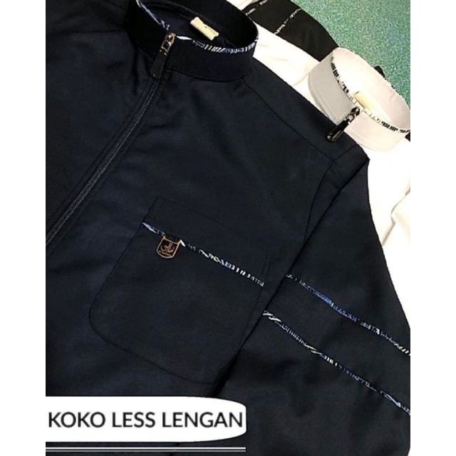 Bisa COD Koko les Al Mahbub/Koko Katun/ Baju koko thobe Al Mahbub/Fashion Muslim Pria/Baju Koko