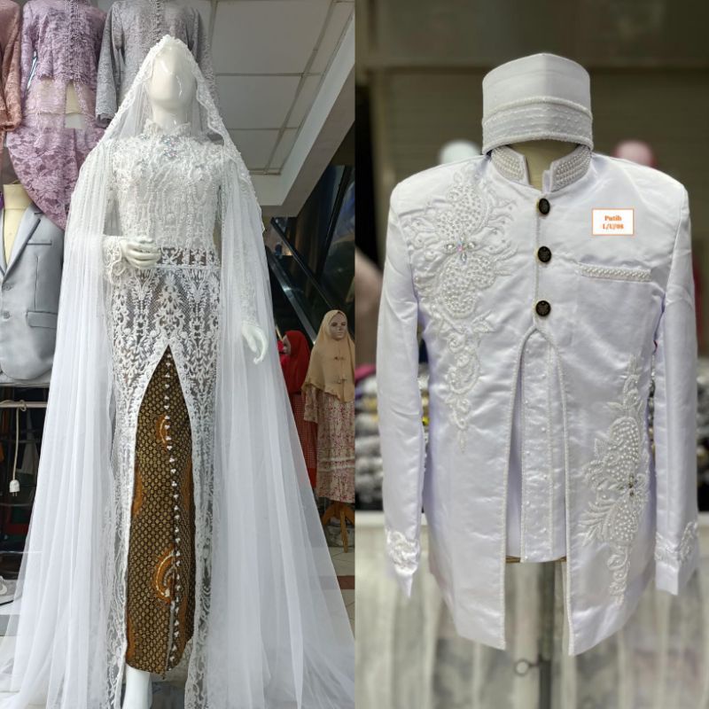 SALEEE..KEBAYA AKAD COUPLE FULL PAYET//KEBAYA AKAD COUPLE TERMURAH