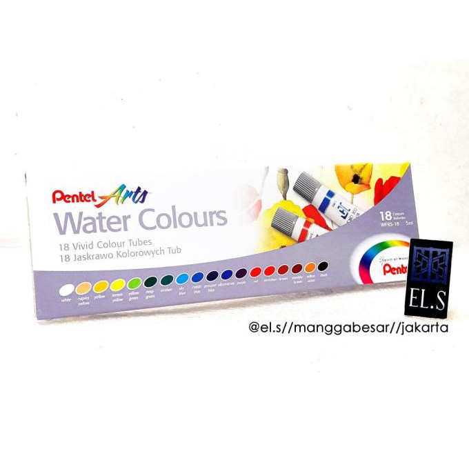 

Ready Stok! Pentel Water Color 18 Warna ( Cat Air ) Murah