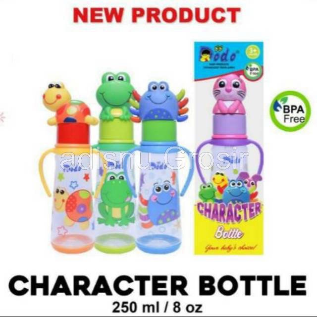 Dodo Character Bottle Botol Susu Anak 250 ml / 8 oz 3m+ DBP027