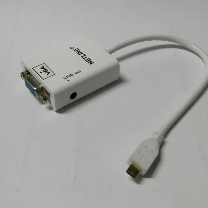 Converter micro HDMI to VGA netline