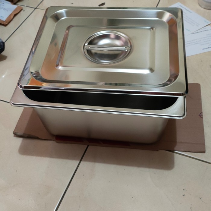 PROMO PANCI KOTAK DEEP FRYER 6 LITER STAINLESS + TUTUP