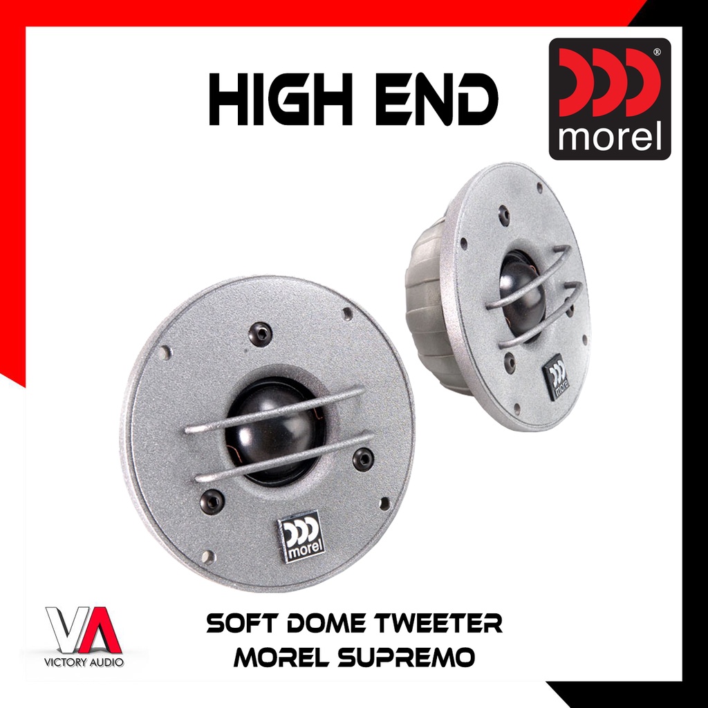 Jual Soft Dome Tweeter MOREL SUPREMO SERIES HIGH END 4 Inch UNIVERSAL