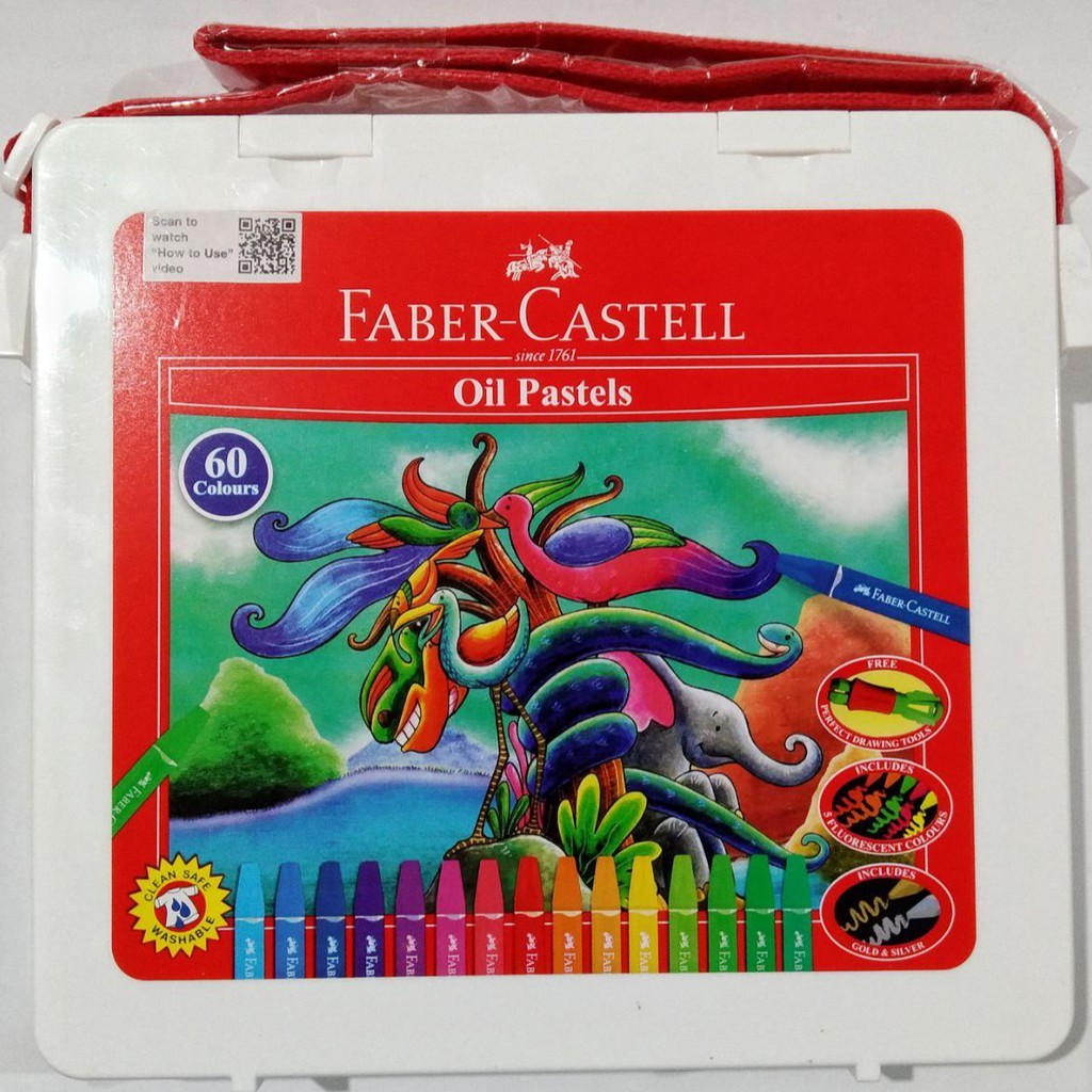 

Faber Castell 60 Colours Oil Pastels