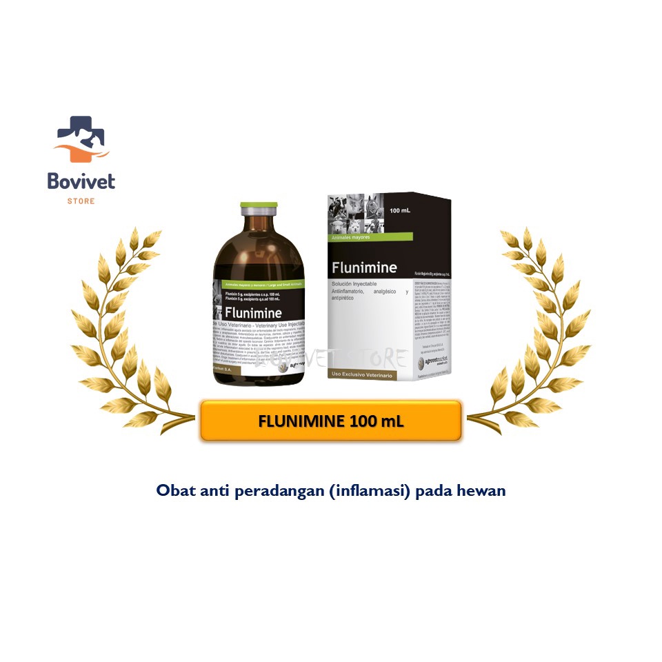 Jual FLUNIMINE 100 mL | Obat anti inflamasi pada Hewan | Shopee Indonesia