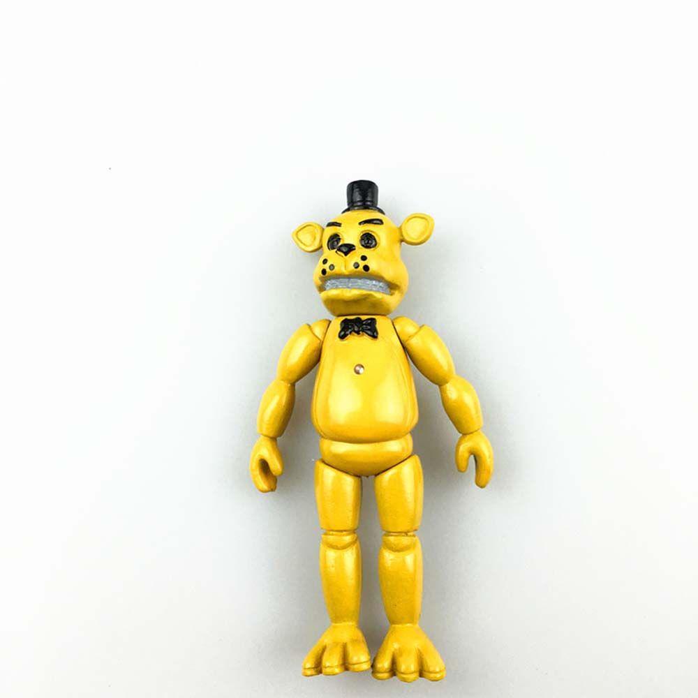 【 ELEGANT 】 Lima Malam Di Freddy's Lightening Toy Gift Mobil Dekorasi Figure Toy Bonnie Anime Peripheral Freddy Bear Model Koleksi