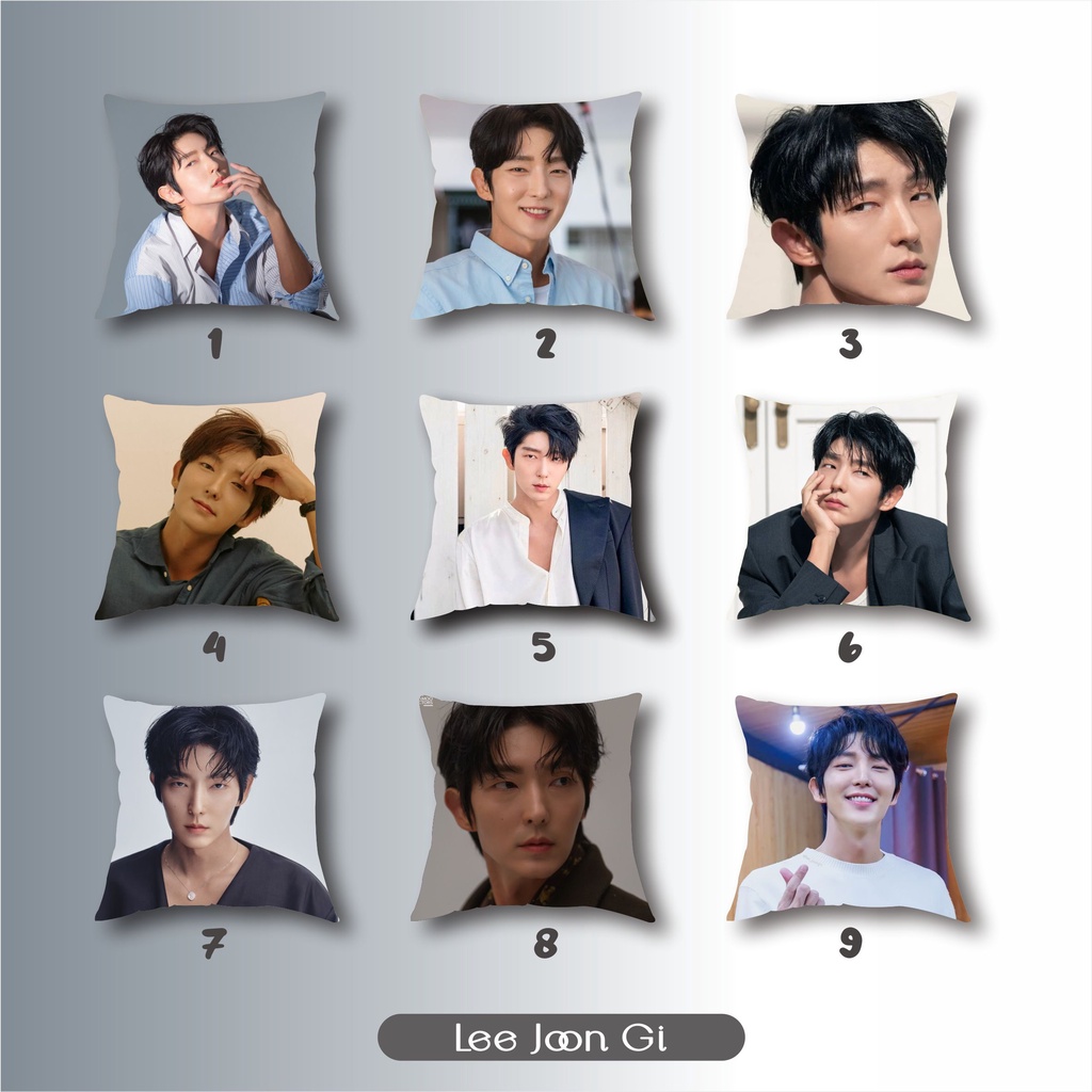 Bantal LEE JONG SUK , kim go eun ,lee joo gi,lee sung gi CUSTOM AKTOR KOREA