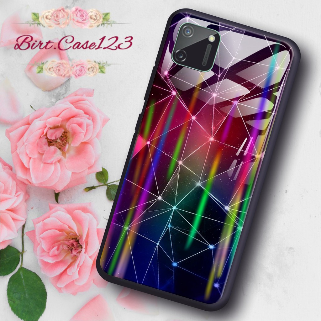 BC Case casing gambar ABSTRAK back case glass aurora oppo a3s a31 a7 f9 a5s a71 a83 f1 f5 f7 a91 etc