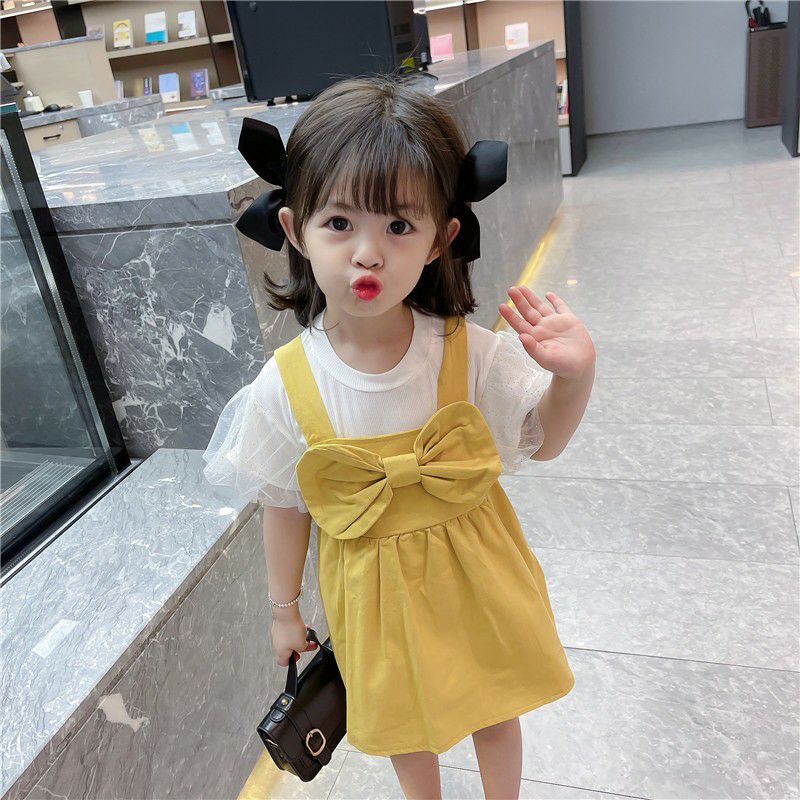 Dress Anak Import 2in1 / Baju Anak Import