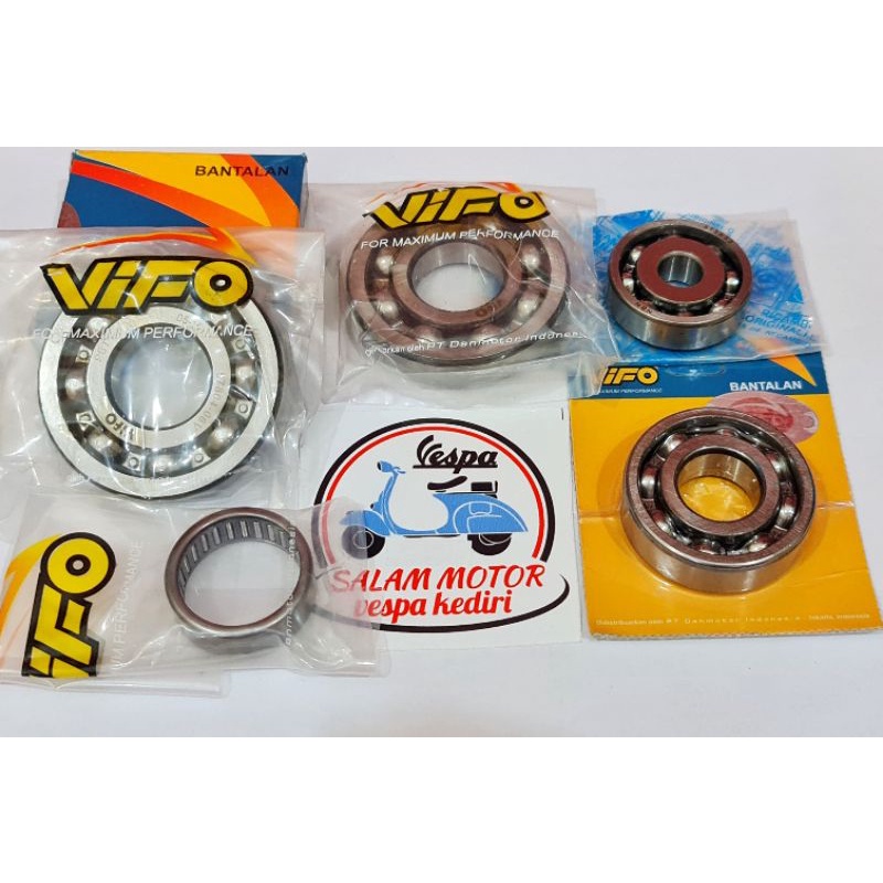 Bearing laher mesin vespa set As Kecil vbb super sprint bajaj laher as kruk laher roda mesin vespa V