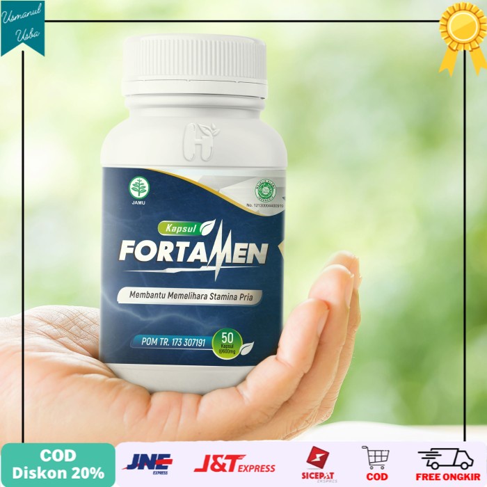 

◾COD◾ F0RTAMEN OBAT HERBAL KUAT PRIA TAHAN LAMA ASLI BPOM PERMANEN