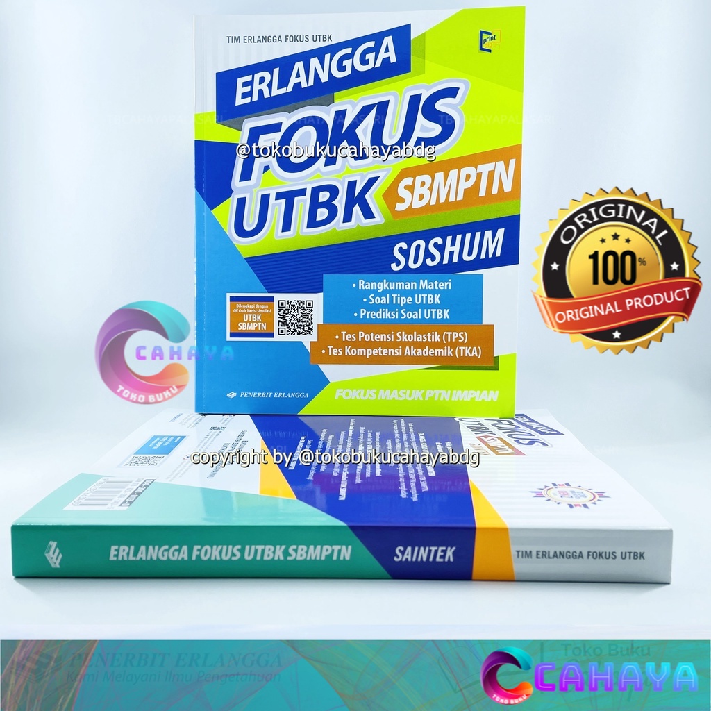 FOKUS UTBK SBMPTN SOSHUM ERLANGGA 2021 - 2022 ORI
