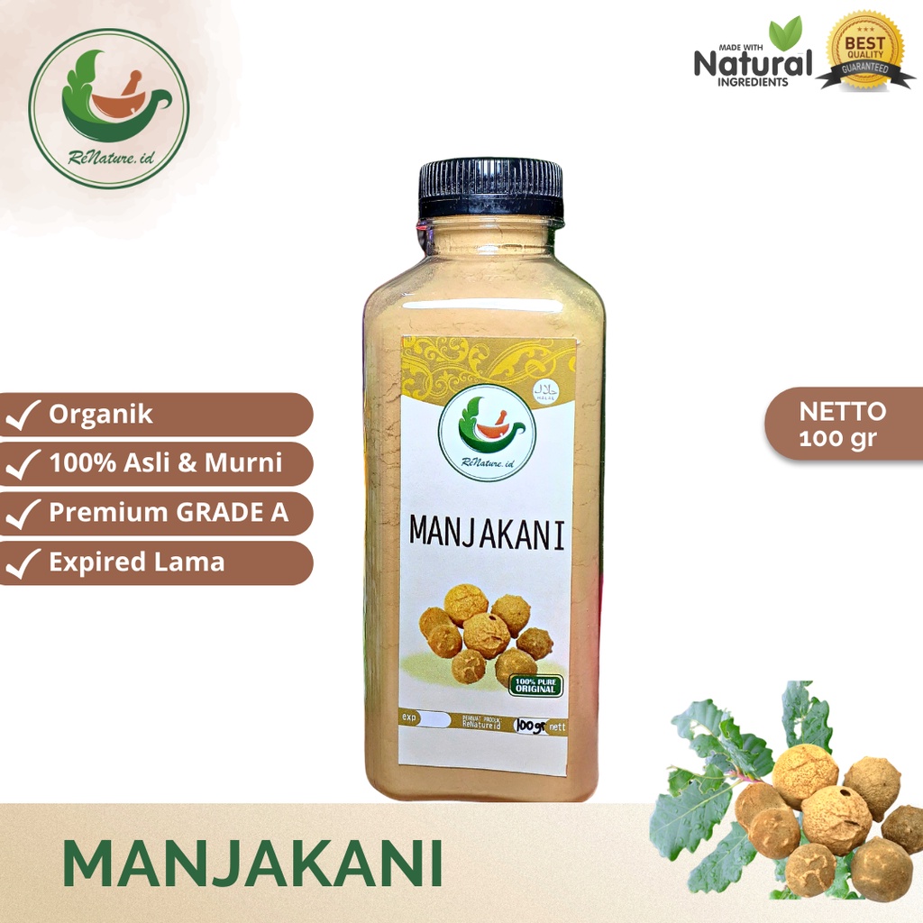 

PROMO!!! 100 GRAM MANJAKANI BUBUK MURNI RENATUREID / HERBAL RENA