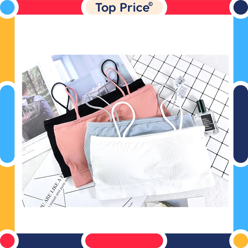 Topprice BRA09 Sport Bra Wanita Fashion Olahraga Bra Yoga Tanpa Kawat Murah Produk Import