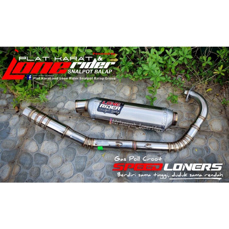 Knalpot Lone rider HE cleo original