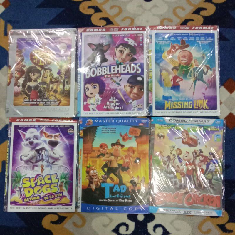 kaset DVD animasi anak