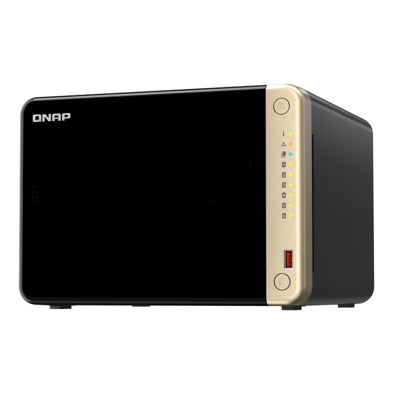 QNAP TS-664 RAM 6Bay NAS EXC DISK Intel Celeron Quad Core NAS