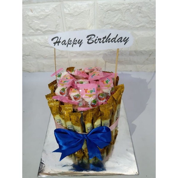 

Hadiah Ulang Tahun Anak Tower snack kecil tartsnack Snek tower snack