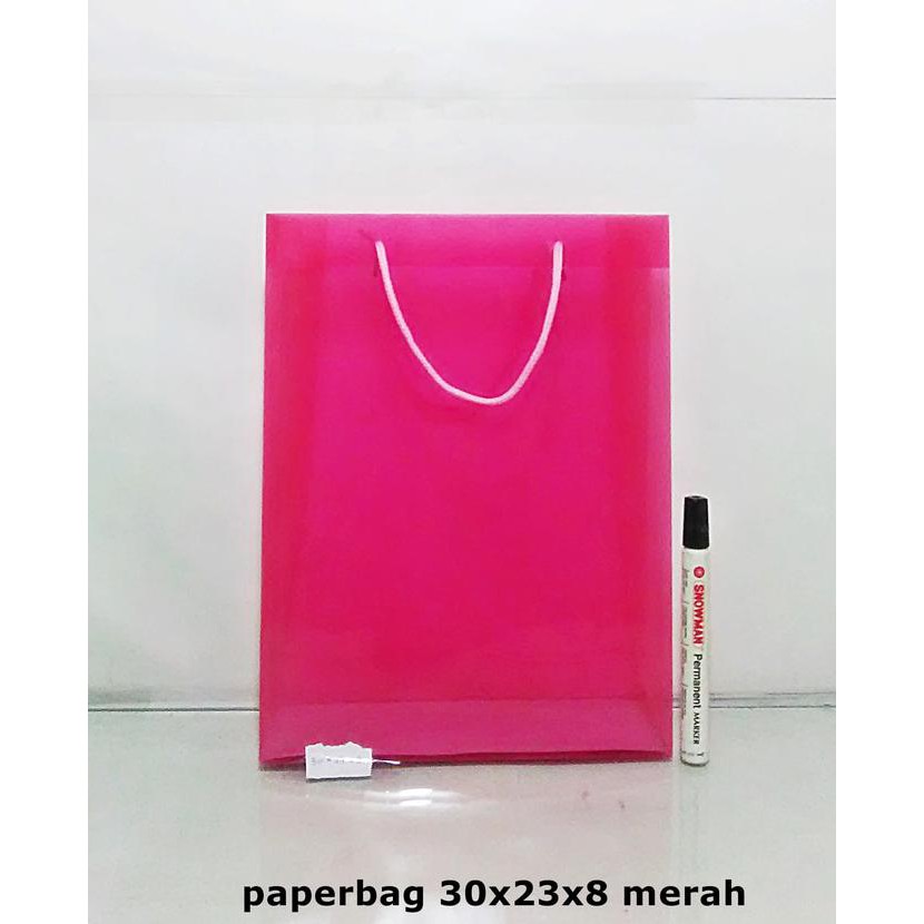 

Paper Bag Pink 30Cm X 23Cm X 8Cm