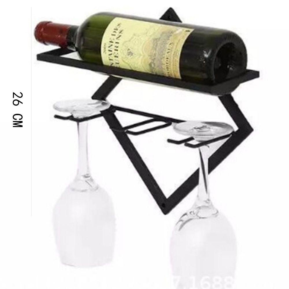 Solighter Metal Wine Bottle Holder Besi Kombinasi Bebas Dekorasi Rumah Bar