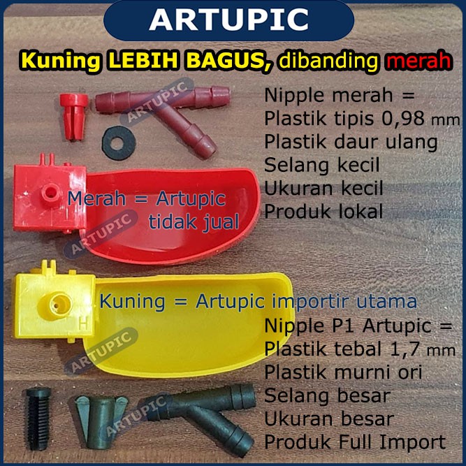 Nipple Nipel Nepel Puyuh P1 Alat Minum Puyuh ARTUPIC