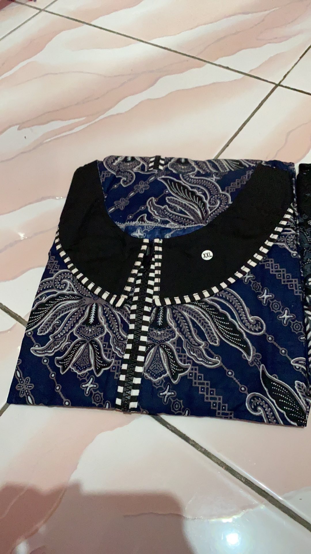 Tey-17 Batik Wanita Asj Sa Hrb026 Kenongo Kemeja Tosca Pendek Terlaris