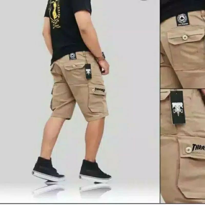 Celana Pendek cargo/cargo pendek/celana pendek pria, cargo pendek pria army, loreng, pdl, lari, fitnes size 27-38