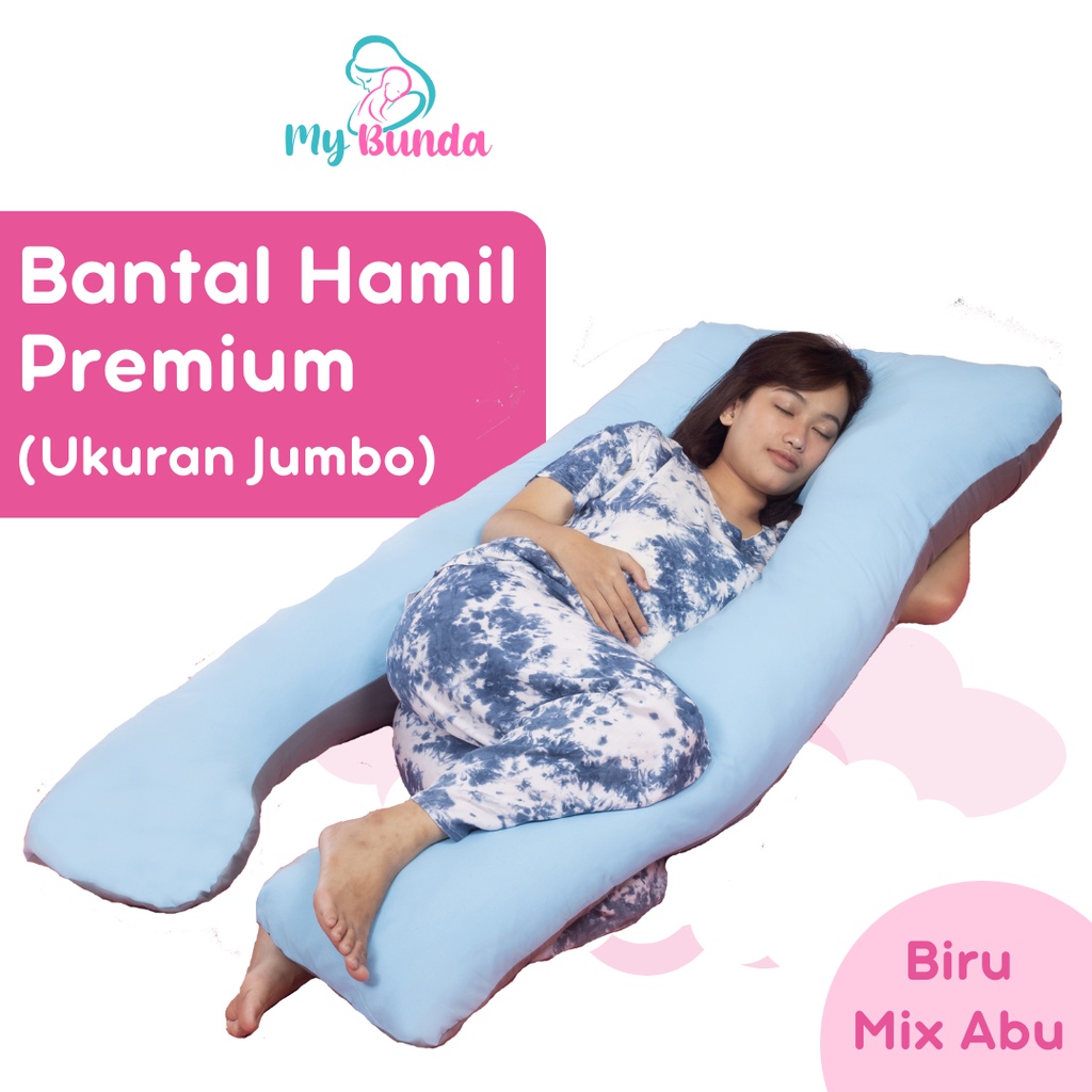 Bantal Bumil dan Menyusui untuk Kasur Ibu Hamil Jenis Bantal Hamil Jumbo Premium dengan Desain Bantal Ibu Hamil Tidur Jumbo yang Sangat Nyaman untuk Jadi Guling Ibu Hamil - Motif BB01