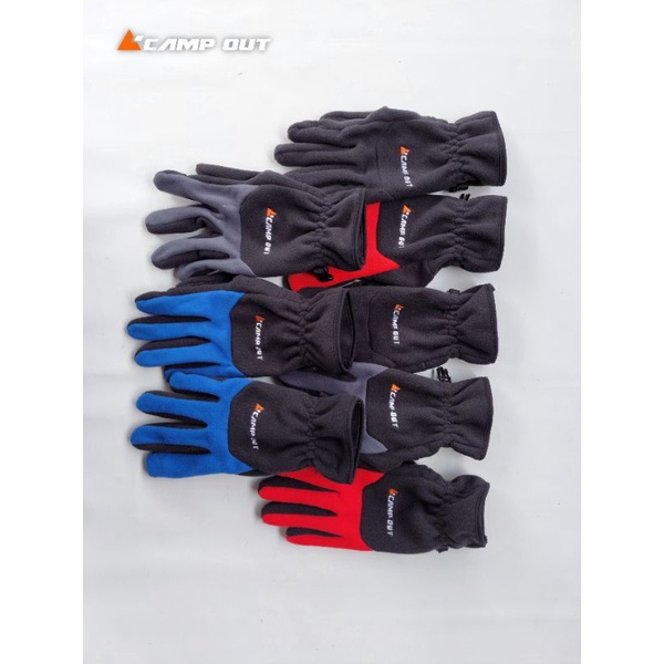 Camp Out Sarung Tangan Polar Tebal - Glove Outdoor Camping Gunung
