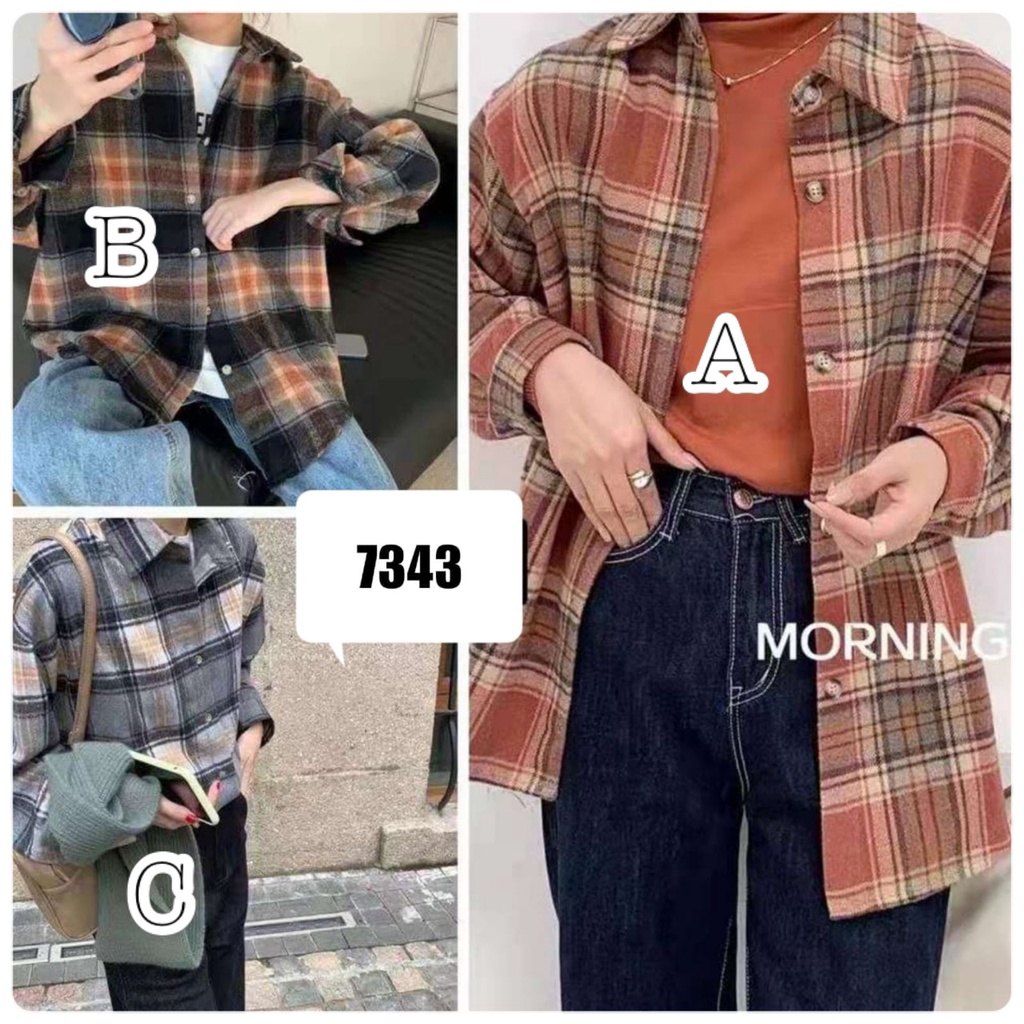 KEMEJA FLANEL import