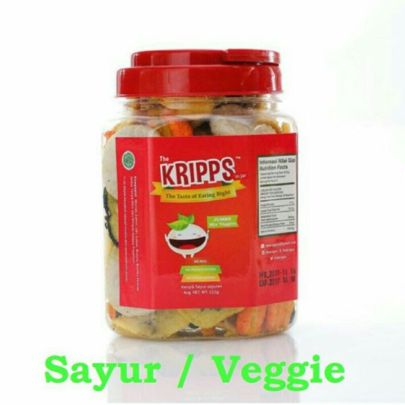 

THE KRIPSS / KERIPIK SAYUR DAN BUAH / KERIPIK SEHAT / JUMBO