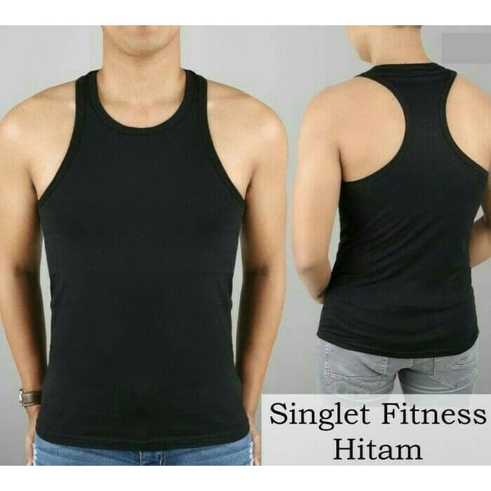 bola-223 singlet kaos daleman baju dalam pria dalaman polos fitness