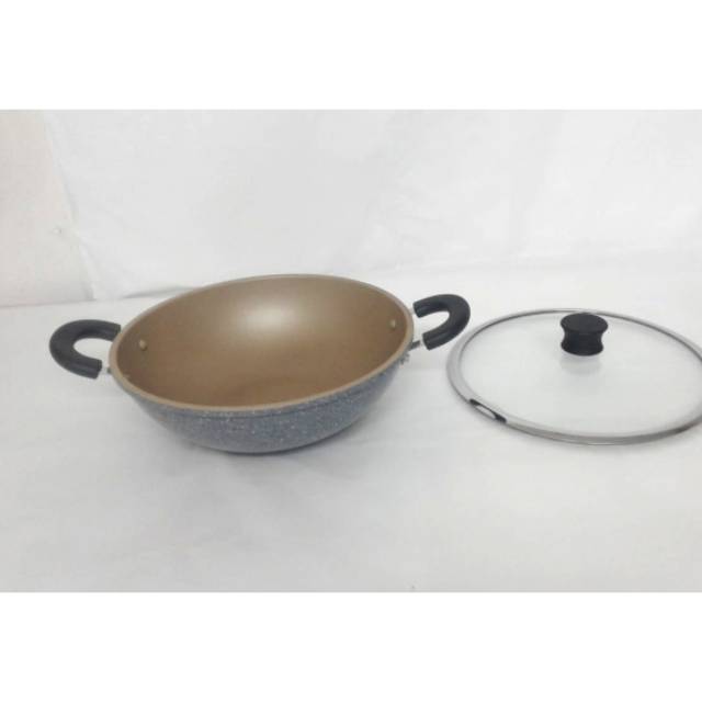 Wajan Wok Casting ukuran 26 CM Merk Bima
