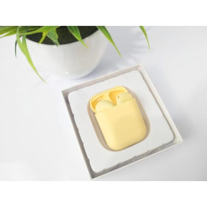 Headset Bluetooth inpods i12 macaron - Headset bluetooth i12 warna