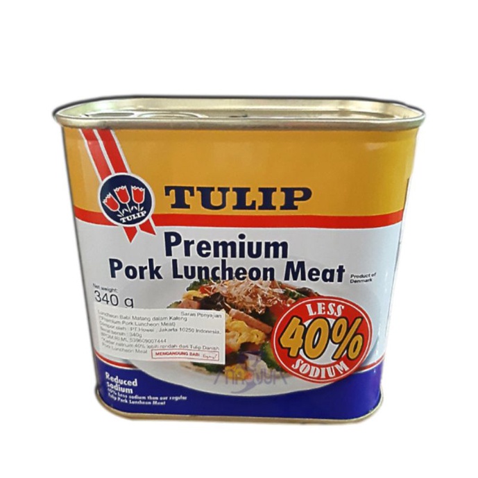 

Tulip pork luncheon meat 40% less sodium - G132