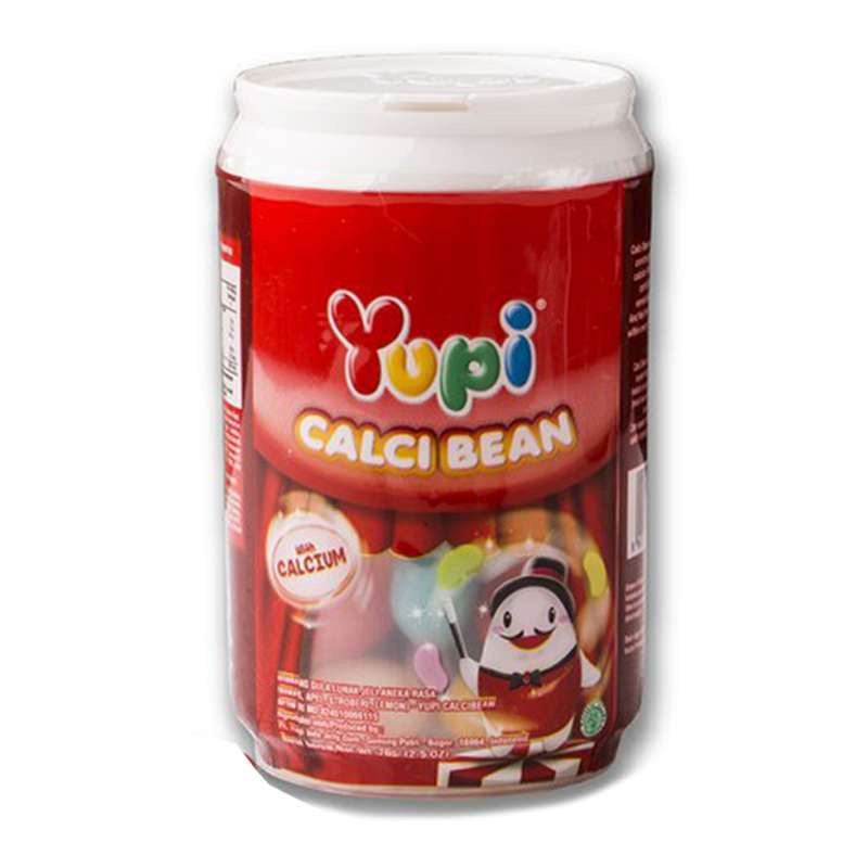 

Yupi Gummy Candies Calci Bean Permen [70g]