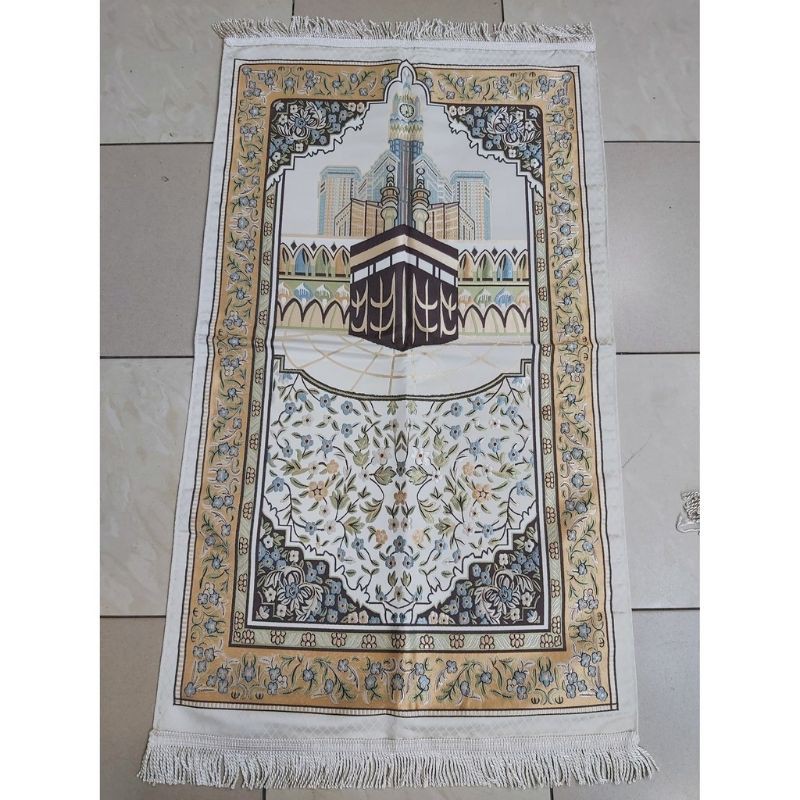 sajadah premium genova motif kabe turkey/sajadah seserahan