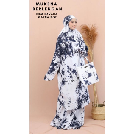 MUKENA BERLENGAN HDM SAVANA ORIGINAL BY ALUSA