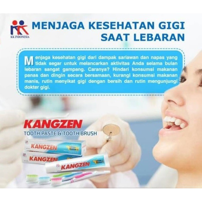 Kangzen Tooth Paste Pasta Gigi Odol Gigi herbal alami