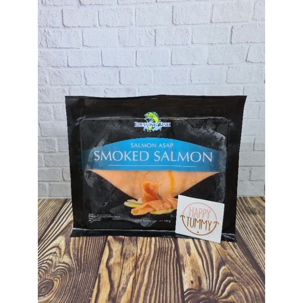 

Smoked salmon blessing fish ikan asap 100gr halal