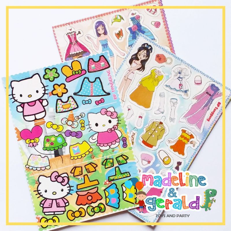 Mainan Baju Boneka Kertas Bongkar Pasang BP Baju Bajuan Mainan Baju Boneka Kertas Bongkar Pasang BP Baju Bajuan