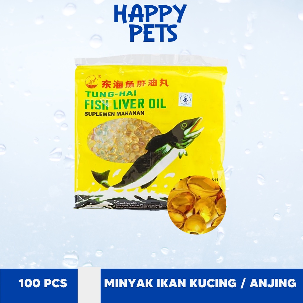 Fish oil - Minyak ikan untuk kucing (vitamin kucing) Pembelian minimal 20 butir