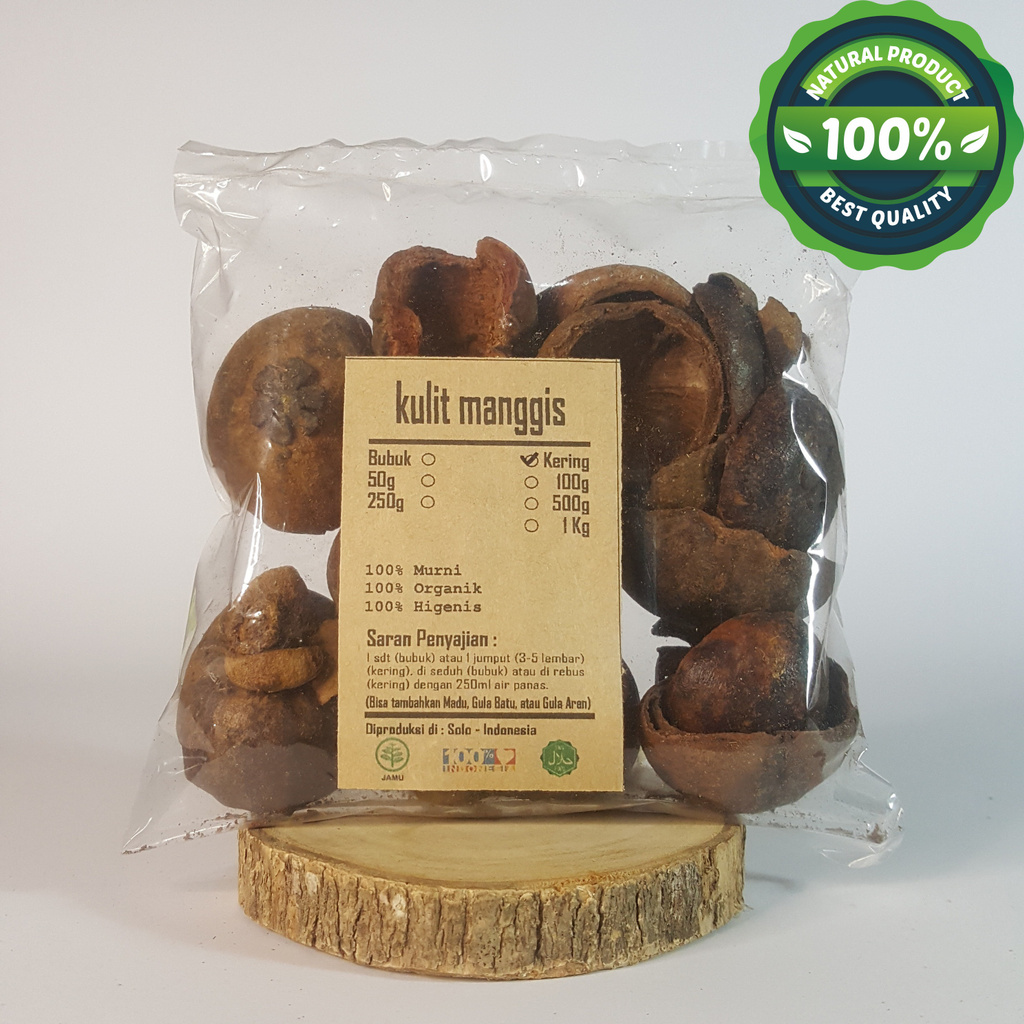 

KULIT MANGGIS KERING 50 GRAM - Garcinia Mangostana - MURNI - JSR