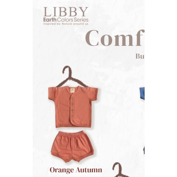 Libby comfy set setelan pendek 0 samapi 12 M