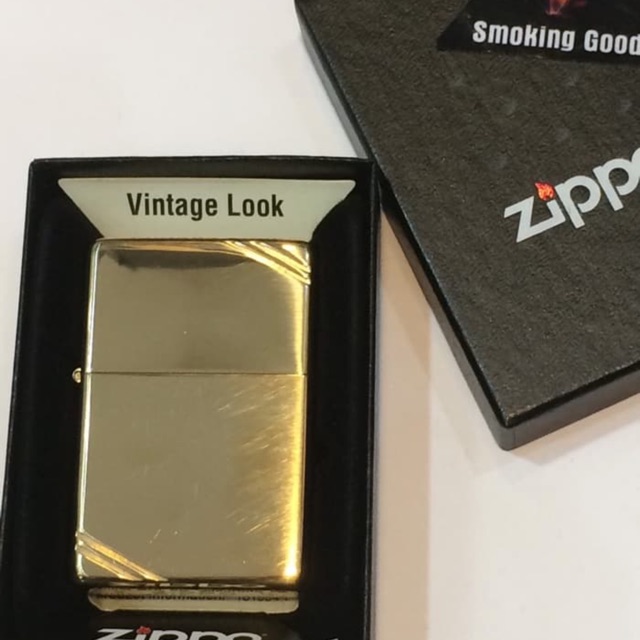 Original Zippo 270 vintage hi pol brass